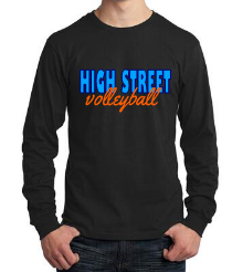 ADULT - Long Sleeve Tee - HS.volleyball