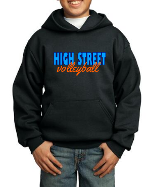 YOUTH - Hooded Sweatshirt - HS.volleyball