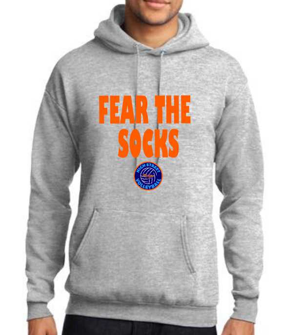 Adult - Hooded Sweatshirt - fear the socks