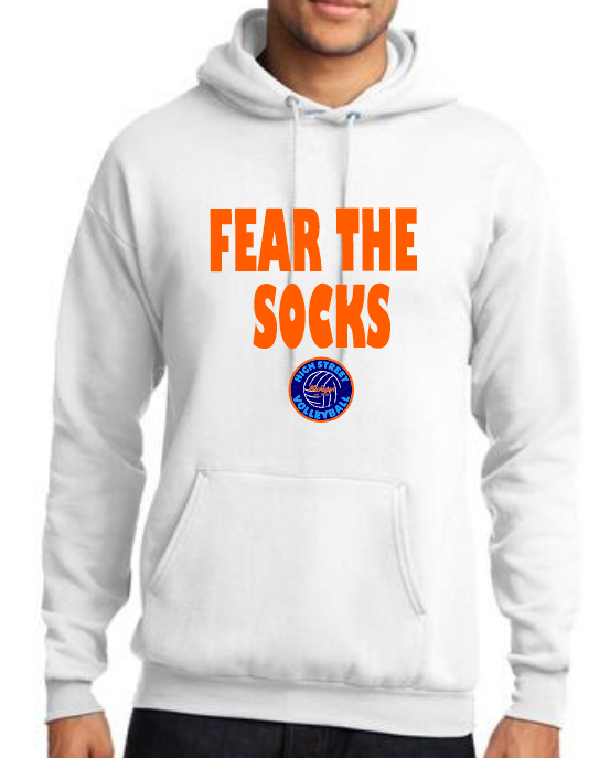 Adult - Hooded Sweatshirt - fear the socks