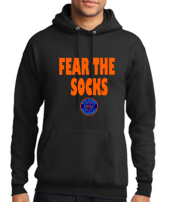 Adult - Hooded Sweatshirt - fear the socks