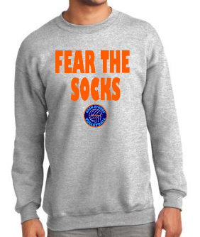 ADULT - Crew Sweatshirt - fear the socks