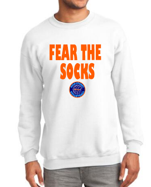 ADULT - Crew Sweatshirt - fear the socks